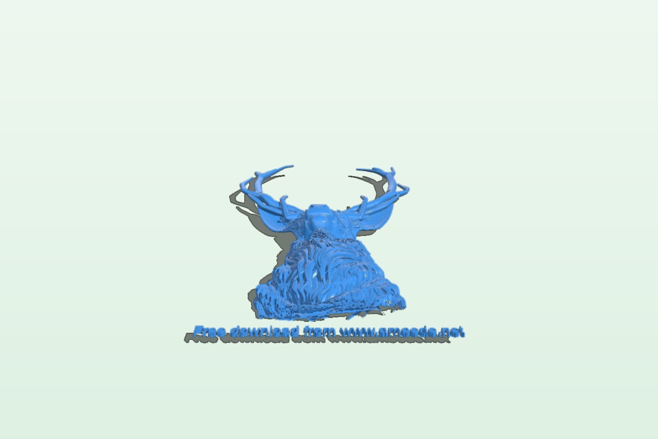 Deer head pattern