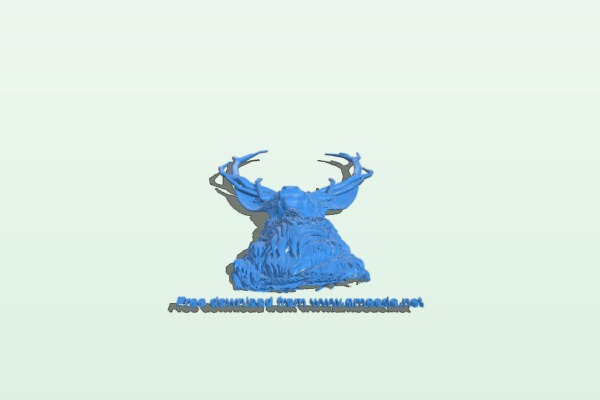 Deer head pattern | 3d print model