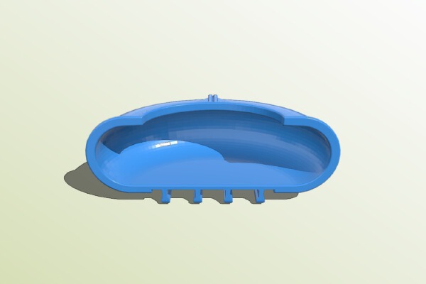Rokenbok Elliptical End Chute | 3d print model