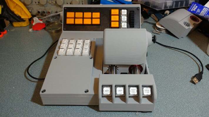 Simulator Throttle and Control Panel | 3d print model