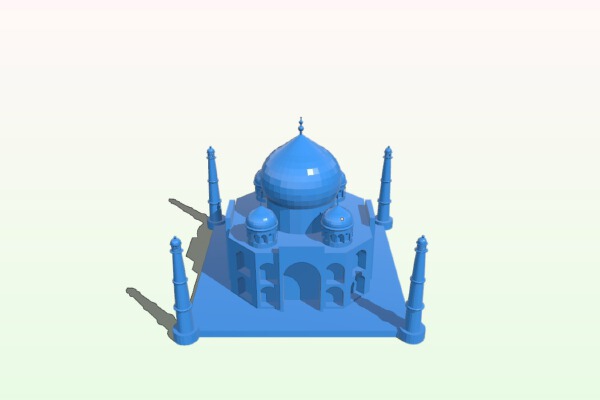 Taj Mahal | 3d print model