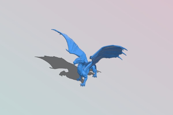 Bronze dragon | 3d print model