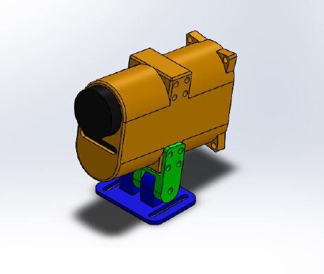 Sony Action Cam As-15_10 Case + Tilt | 3d print model