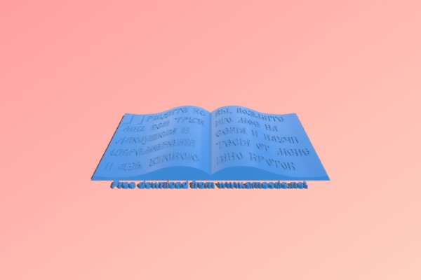 Bible book | 3d print model