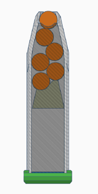 CR123 double stack magazine | 3d print model