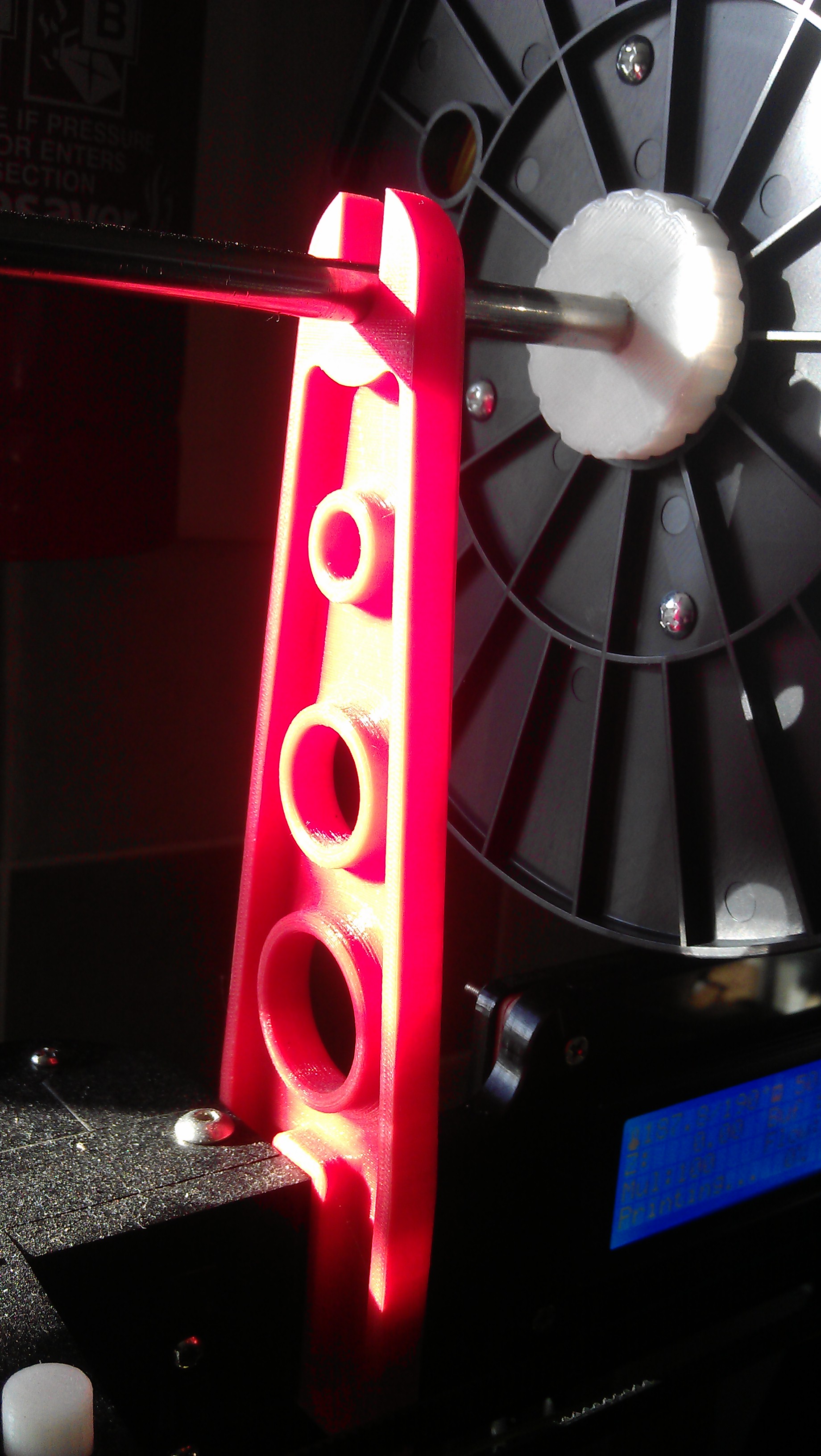 Overhead Filament Reel Supports for Anet A8