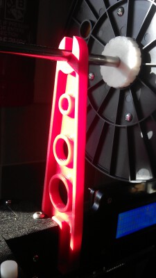Overhead Filament Reel Supports for Anet A8 | 3d print model