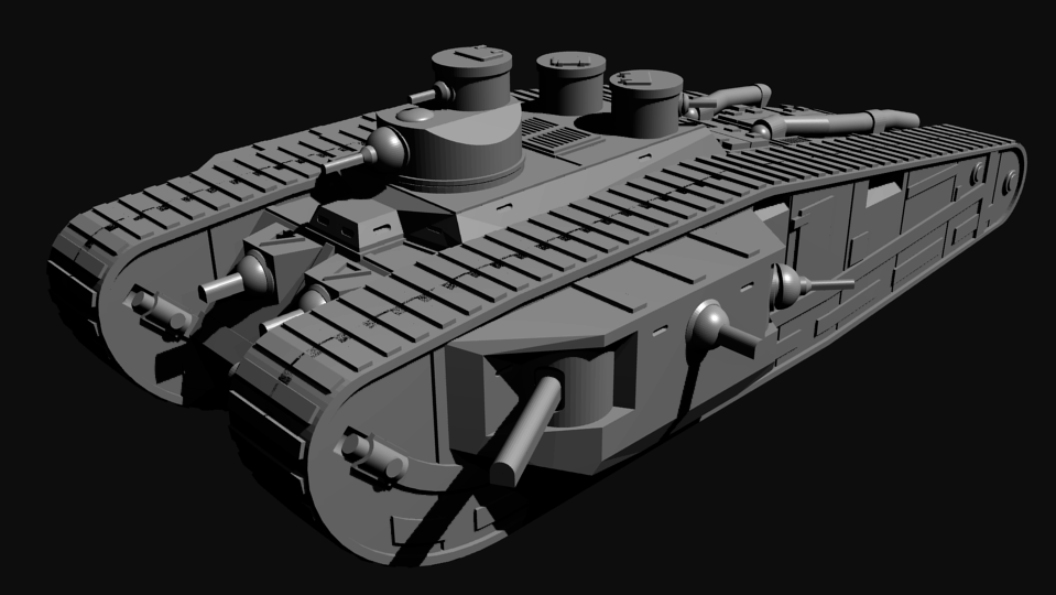 1-200 WW1 AMERICAN SUPER HEAVY TANK