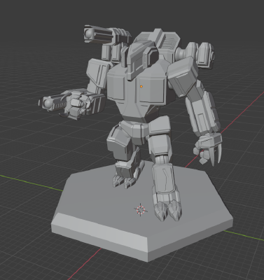 Crimson Hawk Battlemech | 3d print model