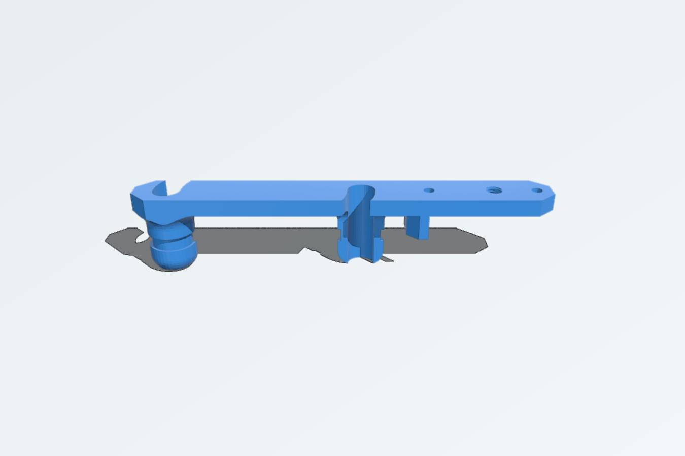 Extruder holder Mendel
