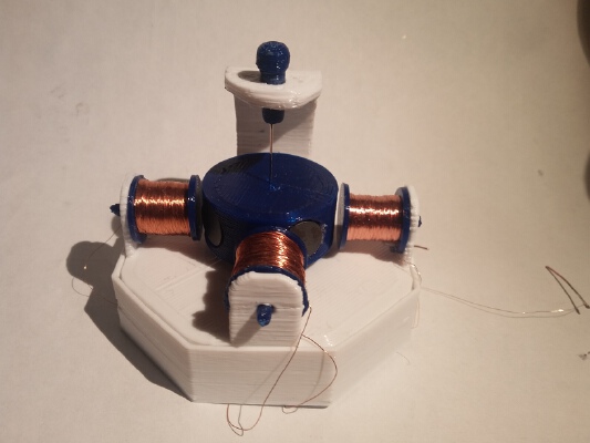 4 coil pulse motor | 3d print model