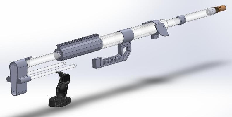 Cheyenne Tactical "CheyTac" M200 Intervension printable prop | 3d print model