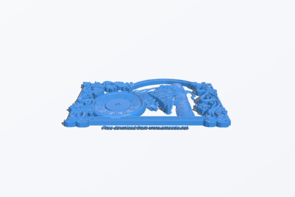 Wall clock pattern | 3d print model