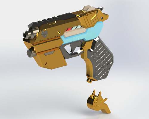 Officer D.va Light gun | 3d print model