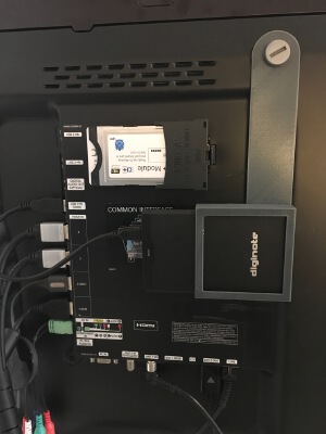 Samsung 46D7000 TV hard drive mount | 3d print model