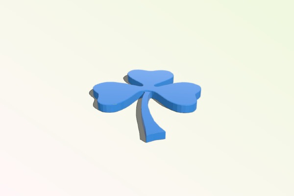 Irish clover | 3d print model