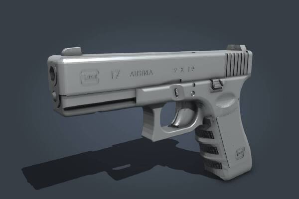GLOCK G17 DUMMY training pistol | 3d print model