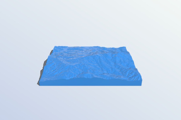 Mount Tamalpais 3D Topographical Model | 3d print model