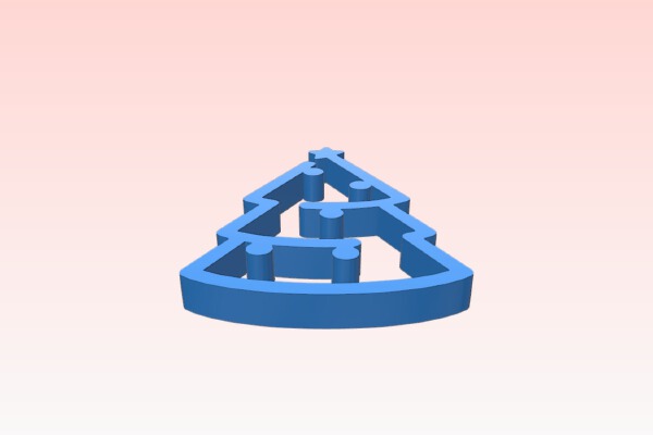 Cute and simple Christmas Tree | 3d print model