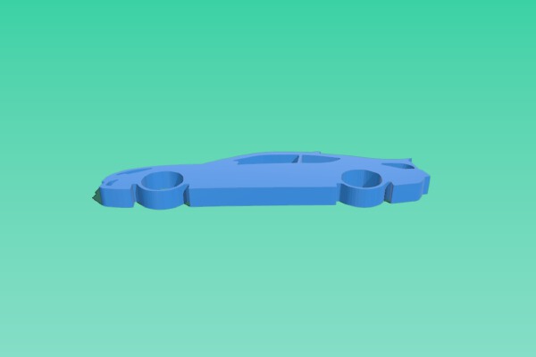 Hyundai Genesis Coupe keychain | 3d print model