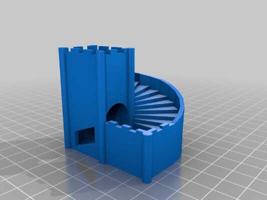 stairs dice tower | 3d print model