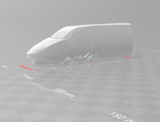 TGV Atlantique | 3d print model