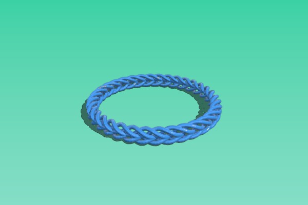 Split Braid Bracelet | 3d print model
