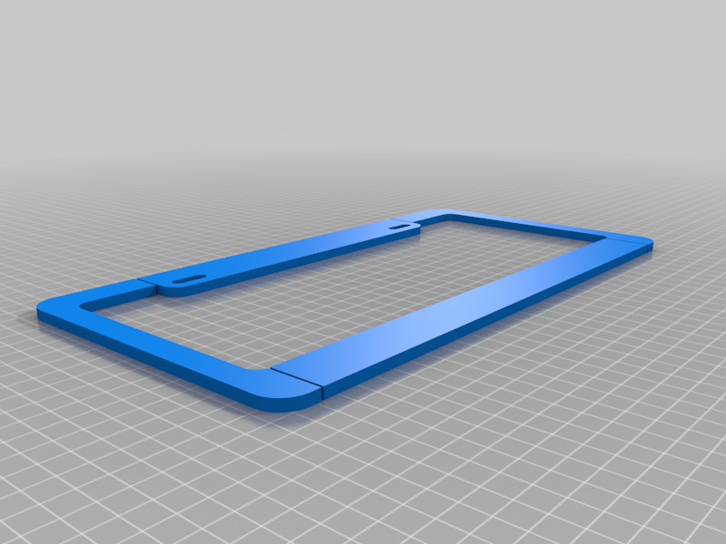Modular Customizable US License Plate Frame