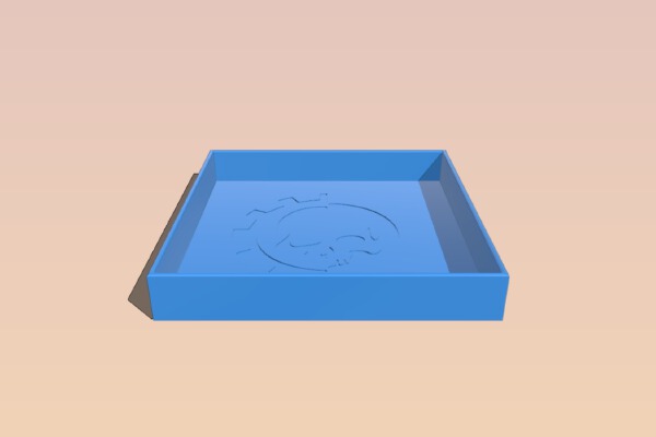 Dice Tray (Adeptus Mechanicus) | 3d print model