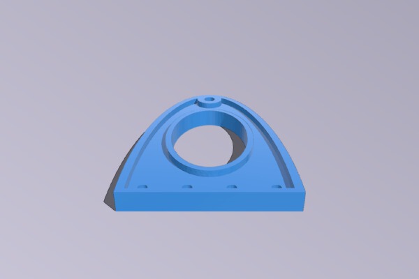 Simple Aluminatus Spool Holder | 3d print model