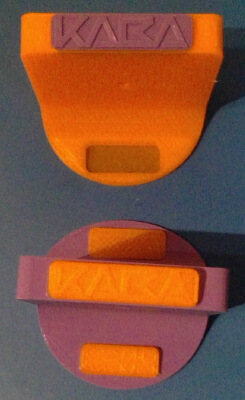 Magic Footprint Safe Lock Mount (large) | 3d print model
