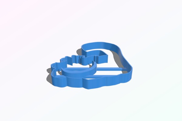 cat disney cookie cutter | 3d print model