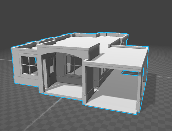 Scale model house