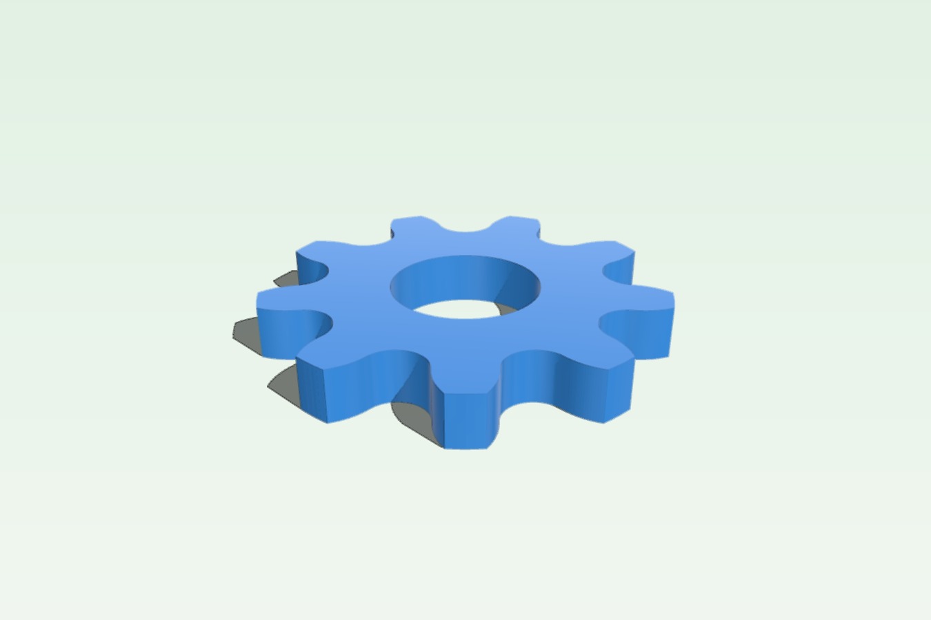 Roller Chain Sprockets OpenSCAD Module