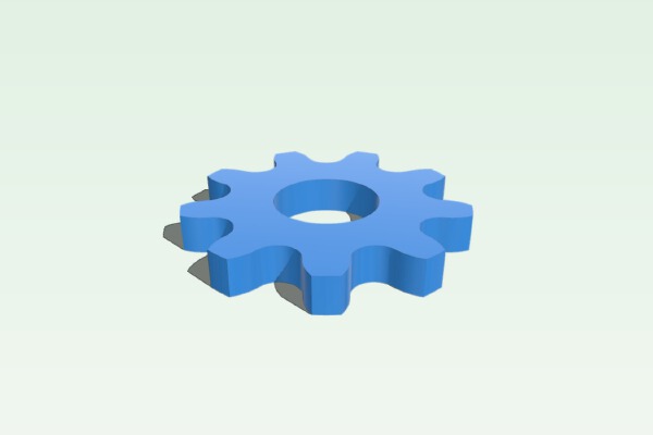Roller Chain Sprockets OpenSCAD Module | 3d print model