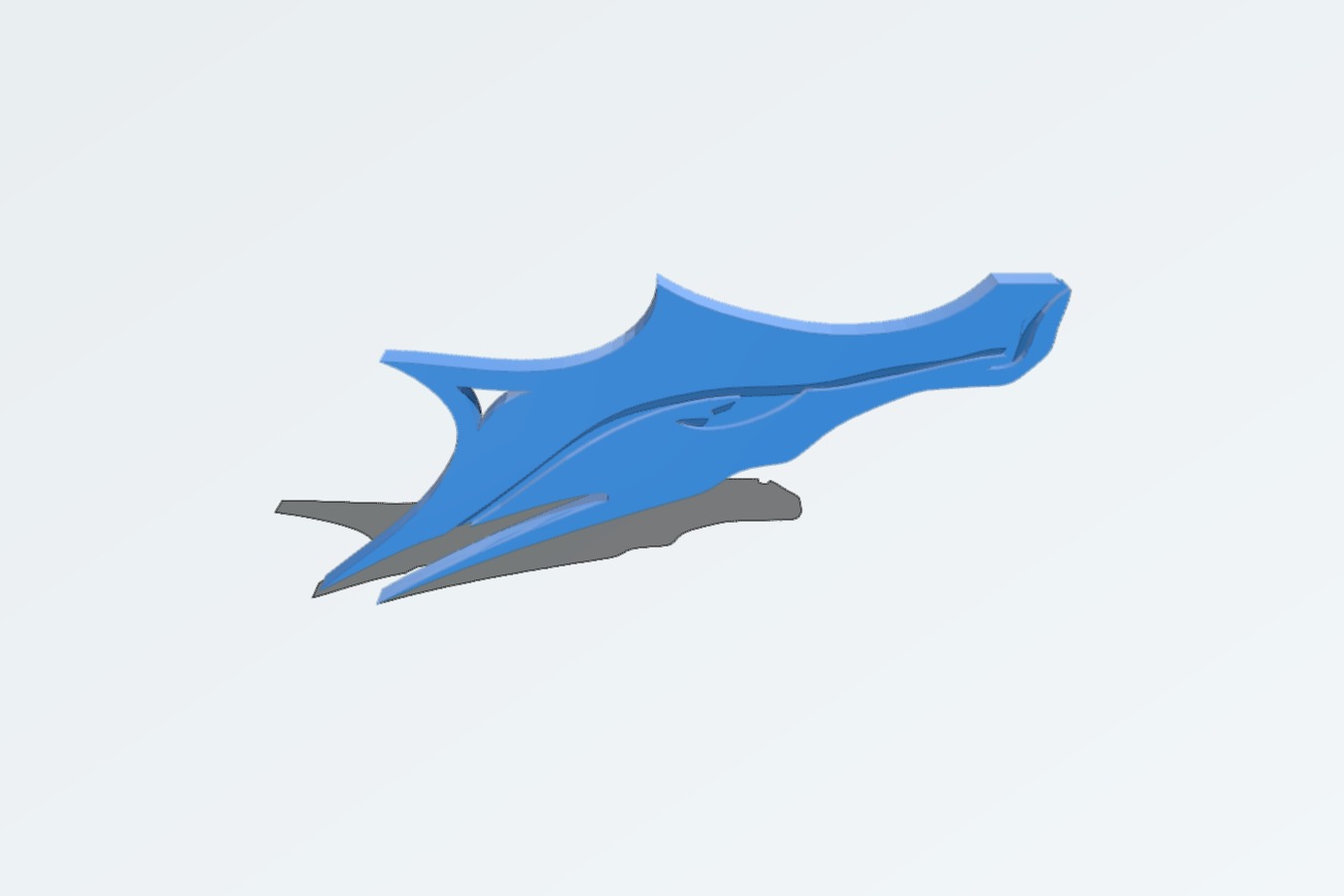 Space X Dragon Logo Keychain