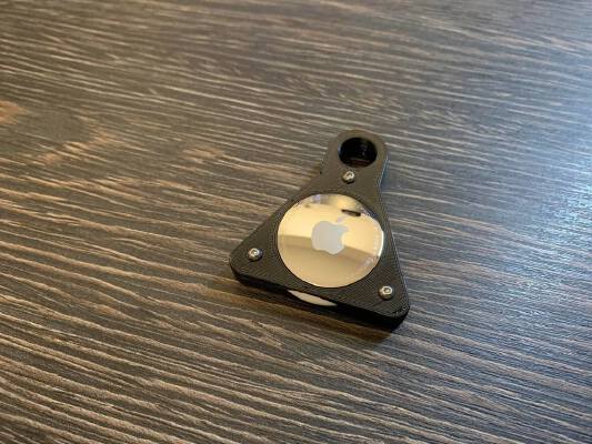 AirTag keyring holder (heavy duty look) | 3d print model