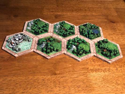 Catan Wood Variants For Dakanzla 2.0 Magnetic Base Set | 3d print model