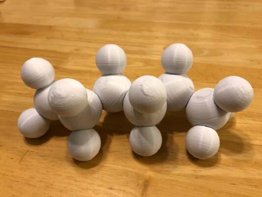Fidget Molecules | 3d print model