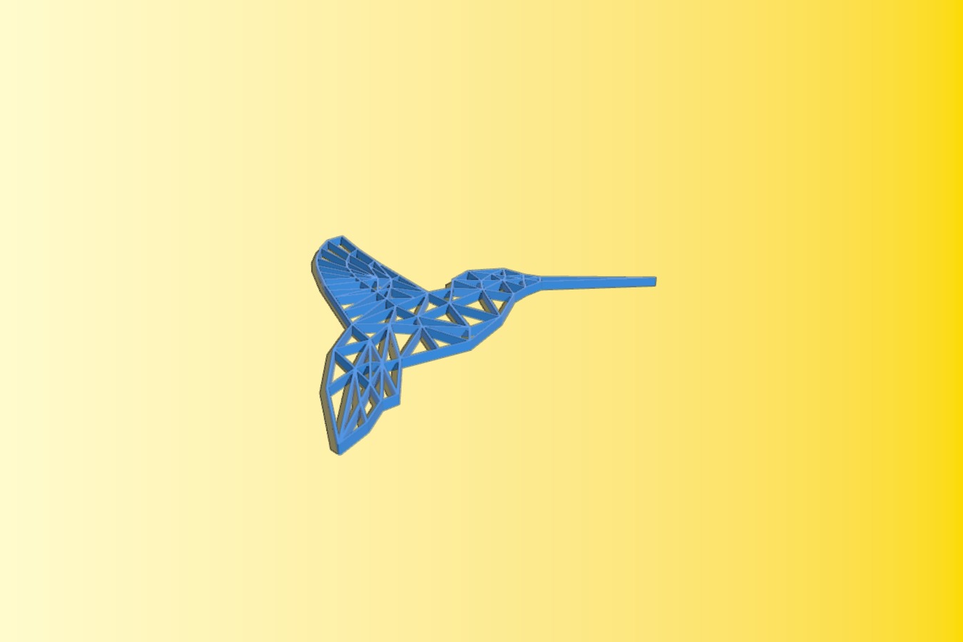 Humming bird _ Kolibri STL file