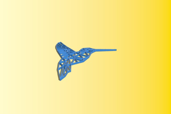 Humming bird _ Kolibri STL file | 3d print model
