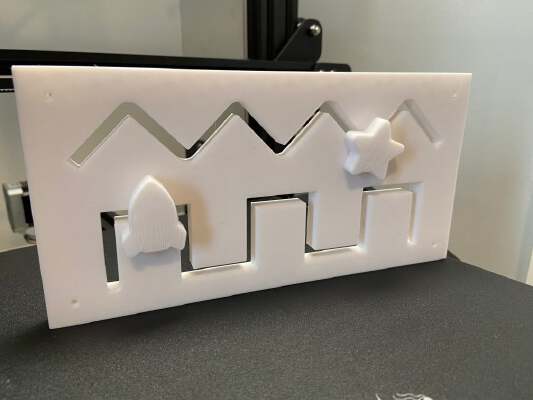 Childrens Busy Board Peg Maze | 3d print model