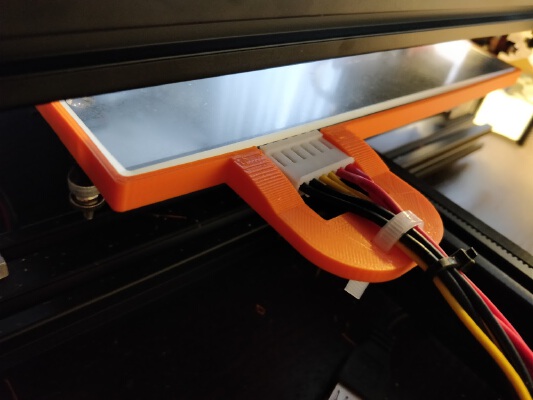 Tarantula glass mount for large bed | 3d print model