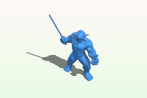 Buff Yoda Yulk Hoda | 3d print model