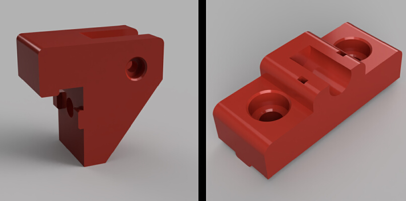 2020 Y Idler Mount & 2020 Y Rod Mount | 3d print model