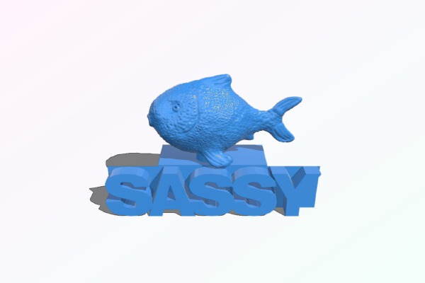 Sassy Fish | 3d print model