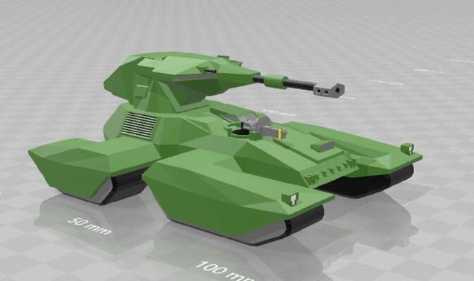 15mm halo (not so) low poly scorpion | 3d print model