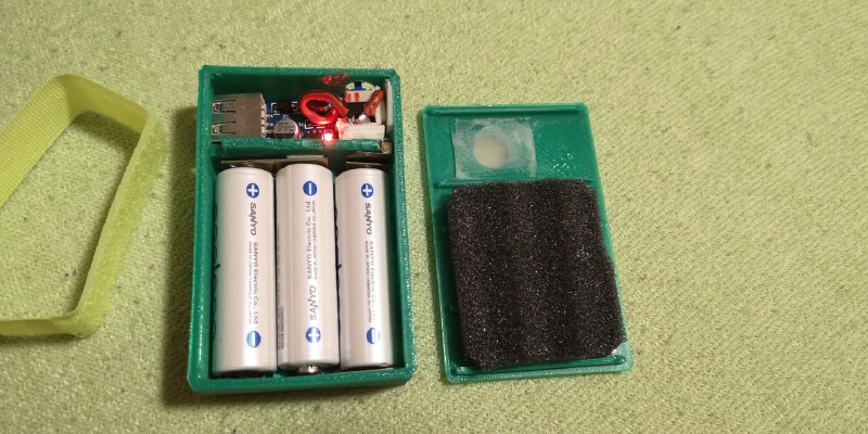 Power bank for 3x AA rechargeable batteries | 3d print model