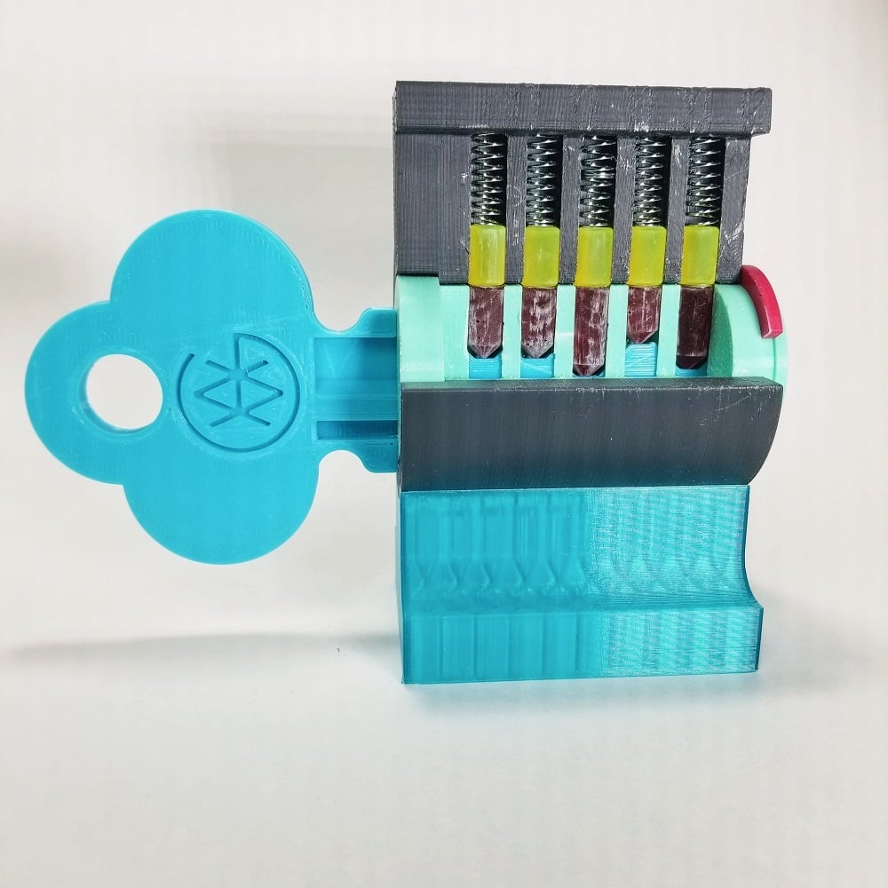 Cutaway Lock