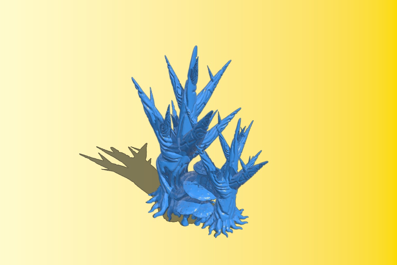 Sci-fi Forest (support free) 3D Printer and Filament TEST